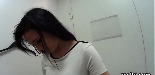  Exquisite czech teen gets tempted in the shopping centre and drilled in pov